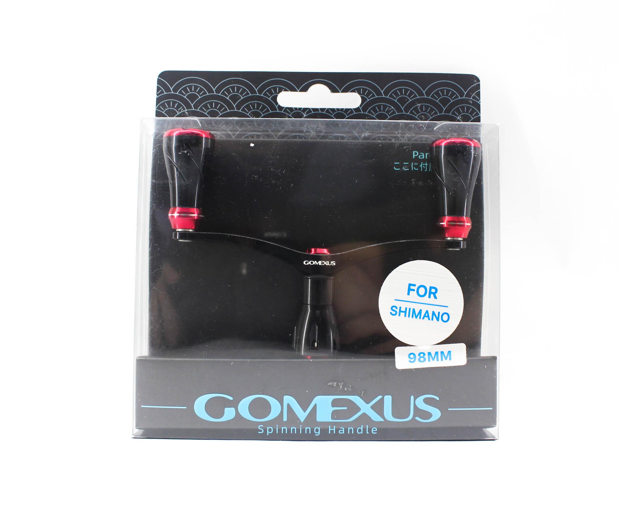 

Ручка Gomexus MYS98A20BKRD Двойная алюминиевая черная 98 мм Shimano (1991)