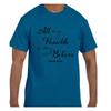 Christian Unisex T Shirt: All Things Are Possible - Mark 9:23