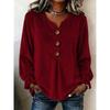 Women S Long Sleeve V Neck Pullover Casual Shirt