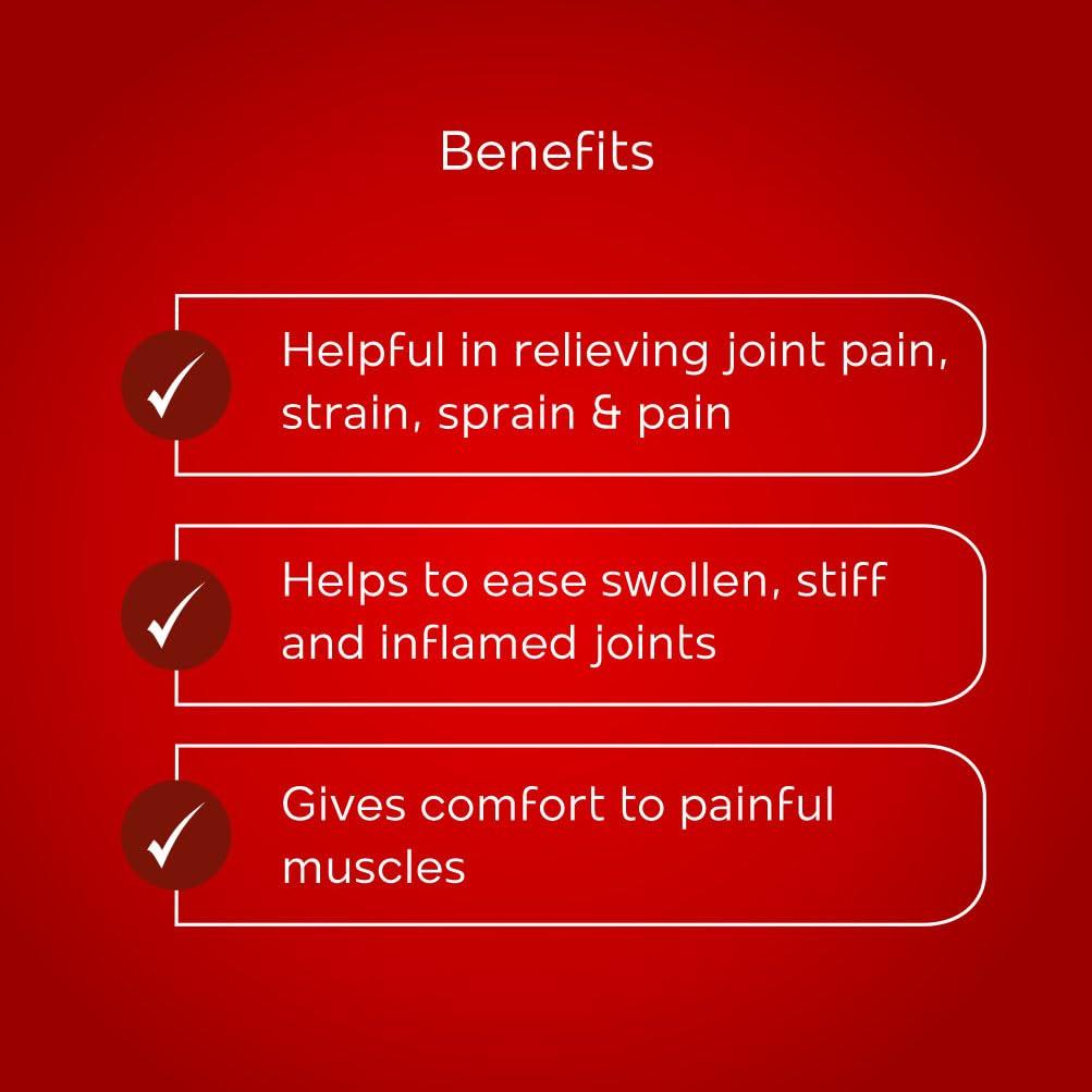 Dr.Ortho Ayurvedic Pain Relieving Ointment 30 G Pack Of 3 For Joint Neck Knee Muscle Pain Relief