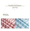 Women's Spring Plaid High-Waist Wide-Leg Pants - Casual, Loose, Floor-Length