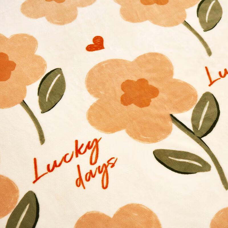 Tangna Milk Fleece Throw Blanket