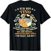 Ich Bin Tino Ich Beschütze Meine Familie Ich Esse Fleisch T-Shirt