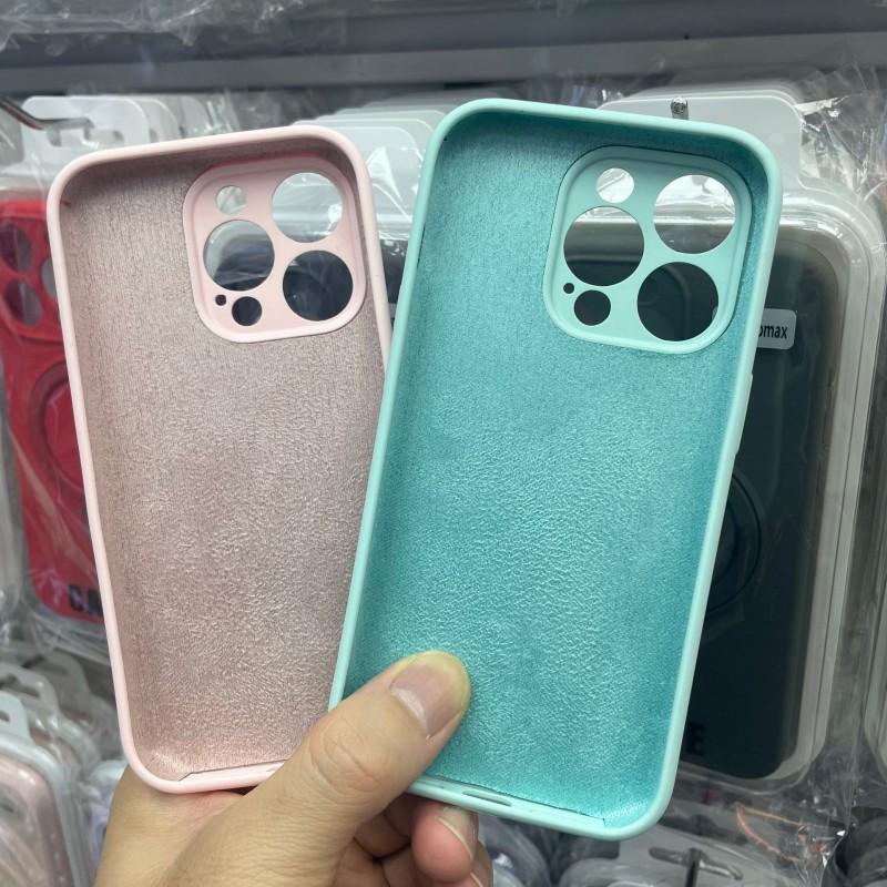 Liquid Silicone Magnetic Snap-On Phone Case With Kickstand IPhone 16 Pro Max Full Camera Protection