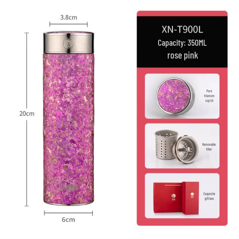 Heenoor Pure Titanium Insulated Tea Mug