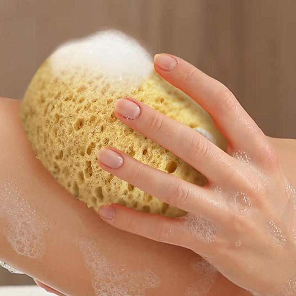 2 Pcs Baby Bath Tub Sponge Towel for Shower Kids Polyurethane Bathing Loofahs Child Scrubber