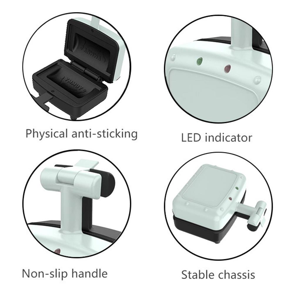 Mașină de bucătărie pentru micul dejun Sandwich Maker compact electric Sandwich Maker cu încălzire dublă Maker de sandwich cald