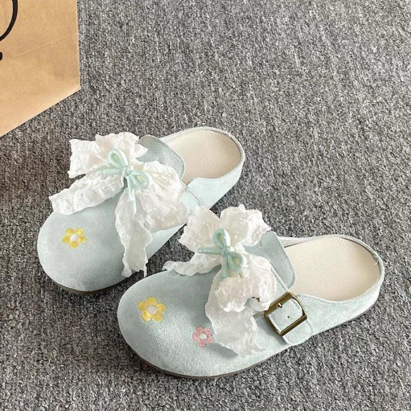 Versatile one-pedal lazy shoes women's new summer with skirt bag head half slippers women