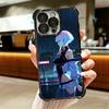 E-Edgerunners Anime Lucy Soft Phone Case For iPhone 15 16 17 Air 14 Pro Max 16E Plus 13 12 Mini Plating Anti-Fall Fundas