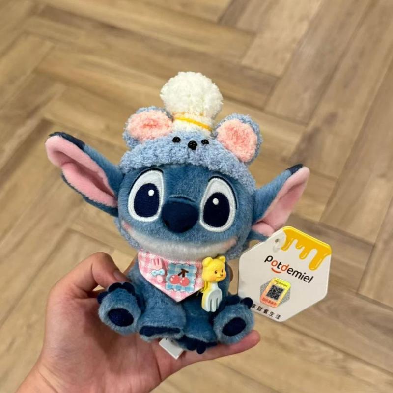 Potdemiel Authentic Stitch Toothless Bag Pendant Backpack Stitch Keychain Cute Plush Doll Birthday Gift Car Hanging Premium Gift