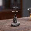 Yixing Zisha Handmade Tea Pet: Formless Buddha Incense Holder for Zen Tea Tray Ornament