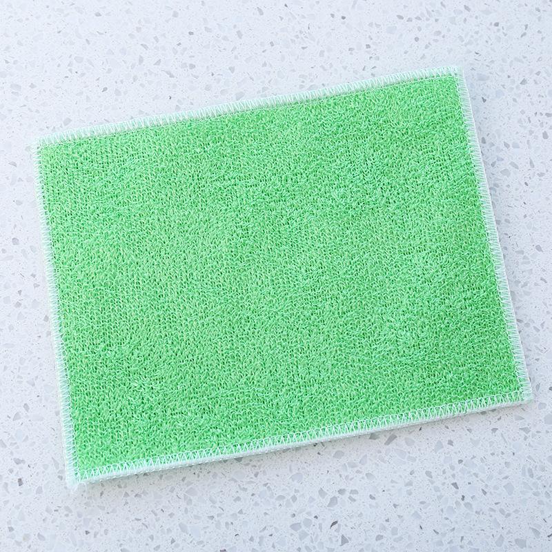 

Кухонная тряпка Бамбуковое волокно Посудное полотенце Водопоглощение Не масляная Тряпка для мытья посуды Ленивая тряпка Скидка 18*23 зелёный