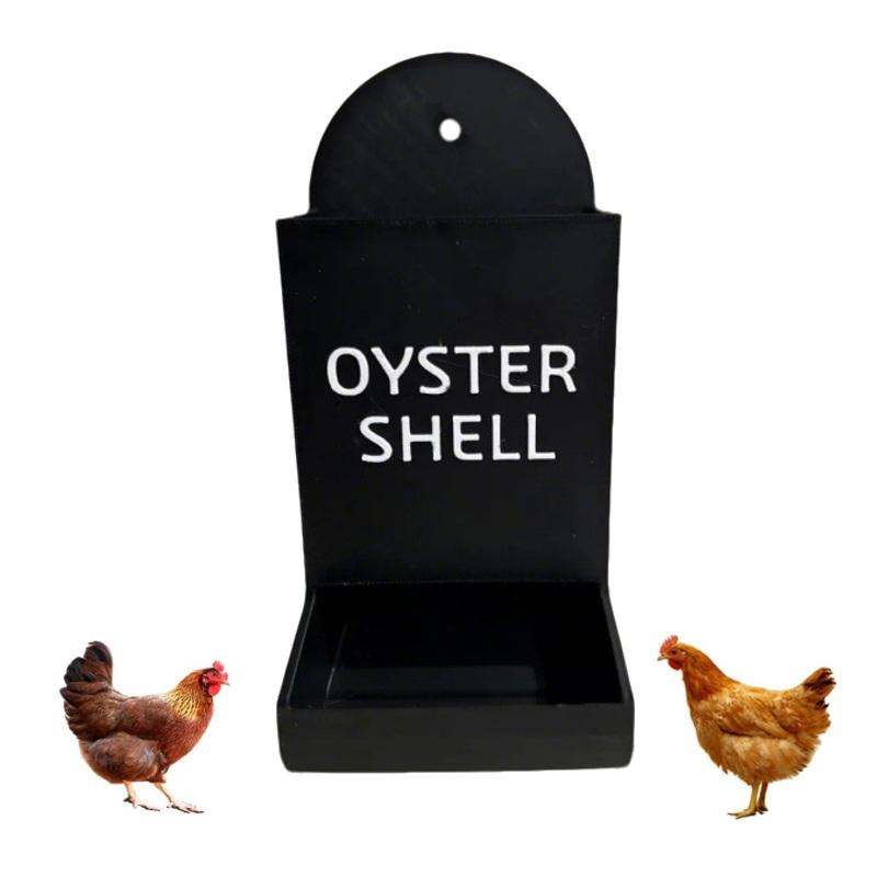 Mangiatoia per Polli con Guscio d'Ostrica e Grit Appesa Mangiatoia a Trogo per Polli Mangiatoie Versatili con Guscio d'Ostrica per Polli Gravità Pollame