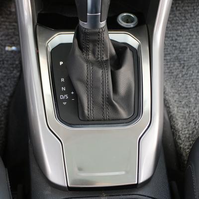 Stainless Steel Car Gear Shift Knob Panel Cover Sticker Trim for Volkswagen VW Troc T-Roc 2018 2019 2020 2025 AT LHD Accessories