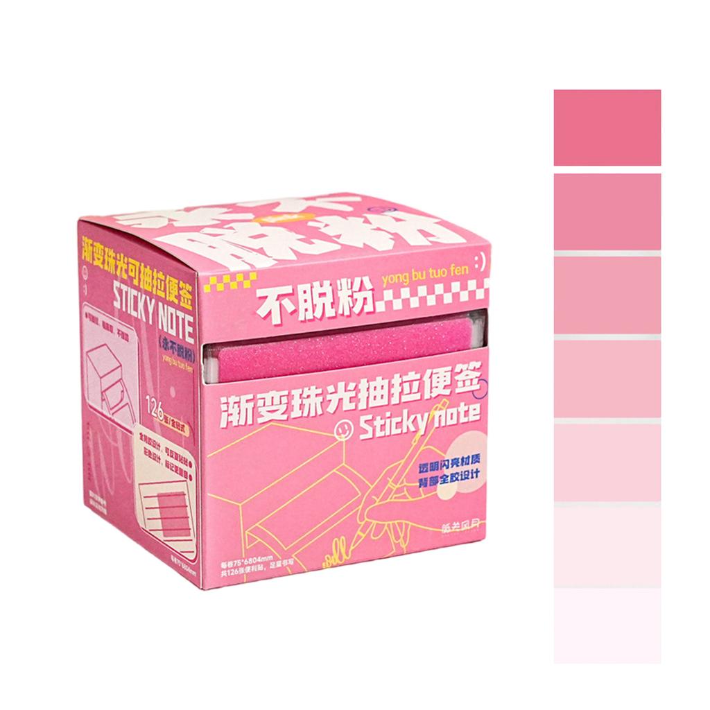 126 Sheets Cute Writing Notes Paper Small Pull out Type Clear Note Pads Pull Out Writing Notes Pop up Sticky Notes