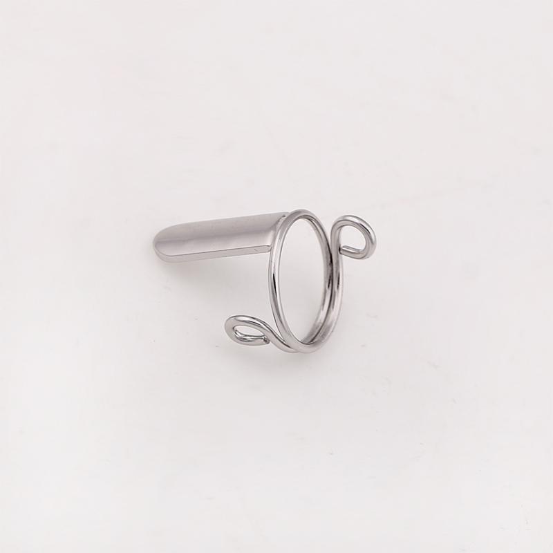 Adjustable Fingernail Rings Set Detachable Reusable Nail Rings Set Metal Nail Rings for Acrylic Nail & Press On Nail