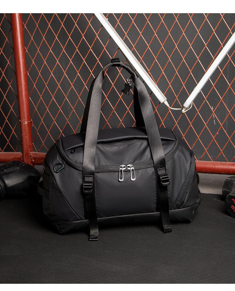 Men's Large-Capacity Multifunctional Waterproof Sports Bag: Double Shoulder, Gym, Travel, Basketball, and Football Training.