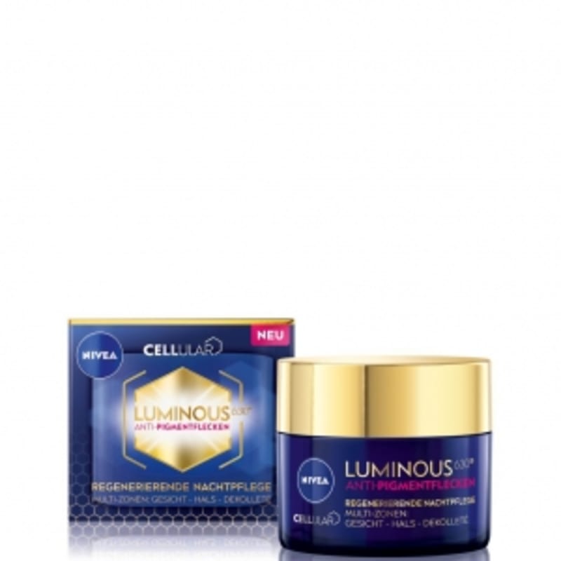 

Немецкий ночной крем Nivea Cellular Luminous 630 против пигментации 50 мл