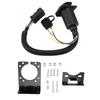 ABLZ-56038366AB Trailer Wiring 7-Way Pin Connector Plug For Dodge Ram Durango Jeep Chrysler