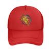 Splatter Eagle Emblem Graphic Mesh Baseball Cap Casual Hat Outdoor  For Womens Unisex FeUnisex