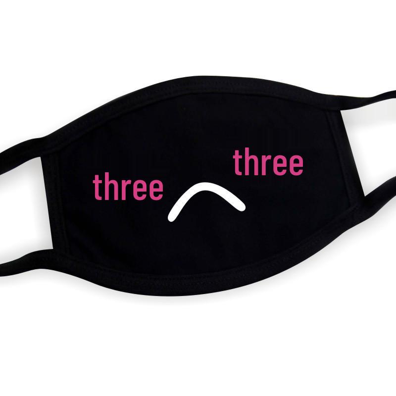 Masque Émoticône Mode: Masque Anti-poussière en Coton Respirant Amusant pour le Vélo - Design Anime Unisexe