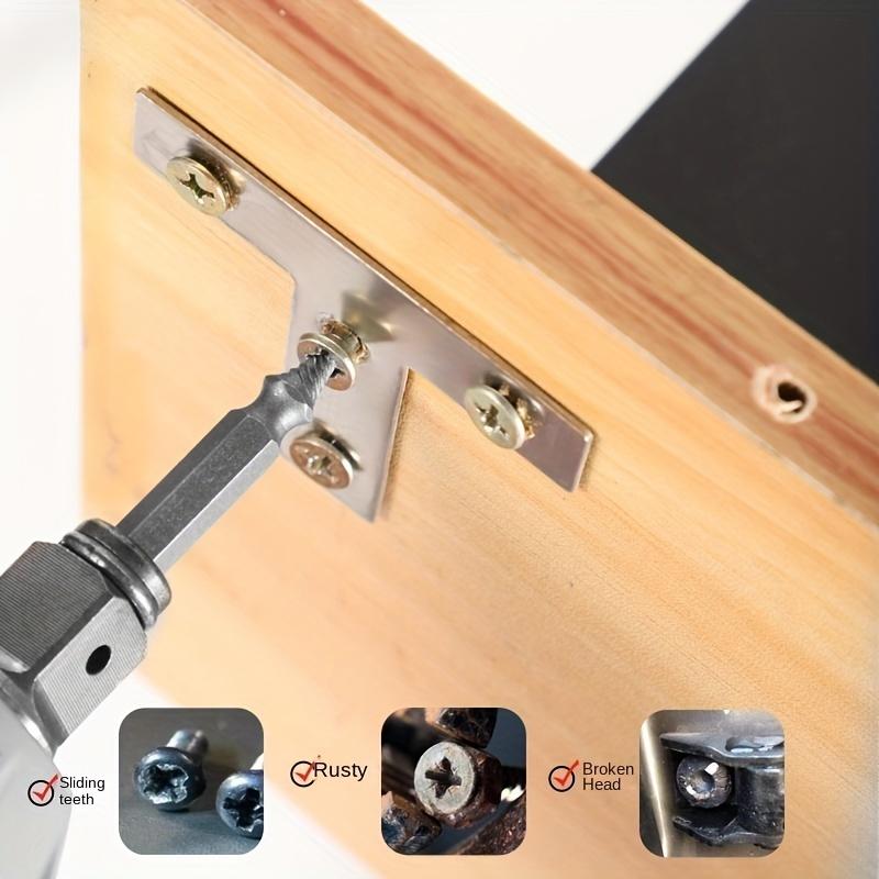 4/6Pcs Damaged Screw Extractor Drill Bit Set High Speed Steel Stripped Broken Bolt Remover Easy Out Demolition Repair Tool Kit Convenient