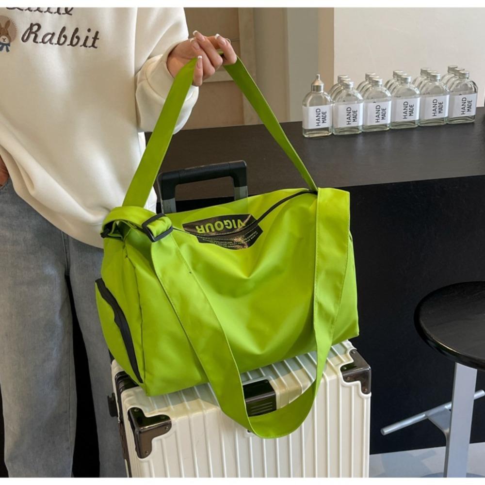 Large Capacity Sports Fitness Handbag Dry Wet Separated Travel Luggage Bag  Women