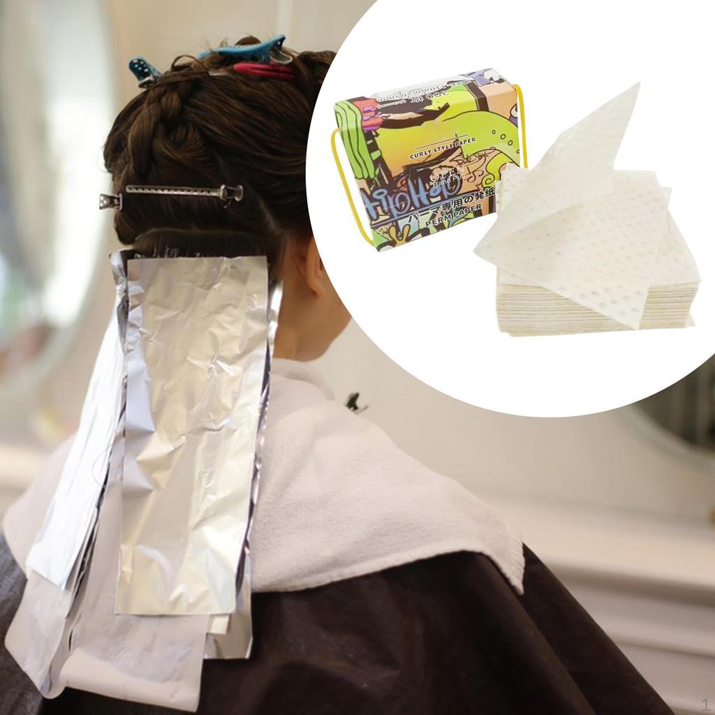 200 Pieces Perm Papers End Breathable Perming Professional Stylist Thin Home Salon Tool