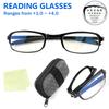 Folding Reading Glasses for Women Men, Portable Blue Light Blocking Glasses Readers with Zipper Case