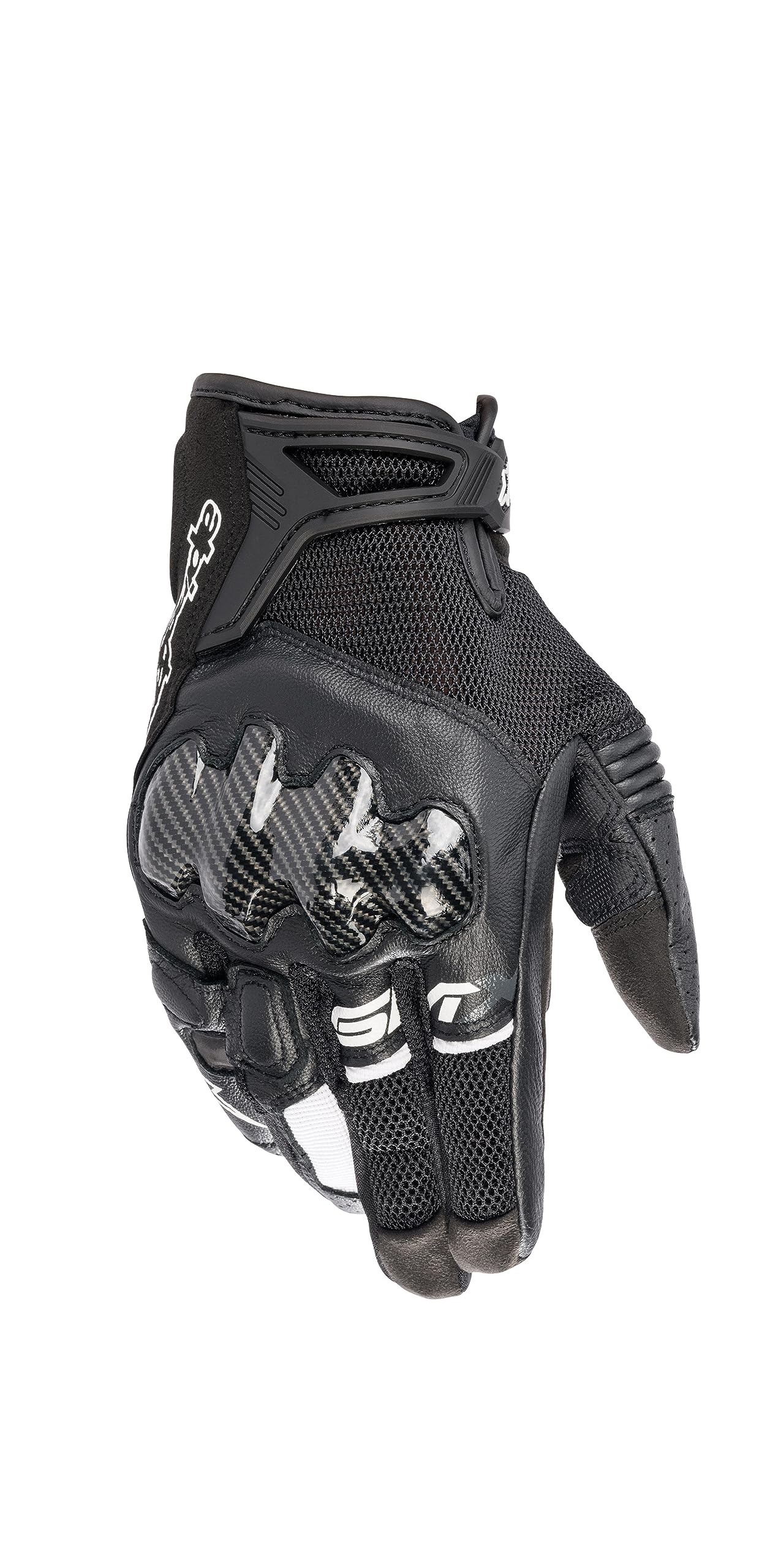 

Alpinestars Motorcycle Gloves Gloves Black/White (Size XL) SMX-R