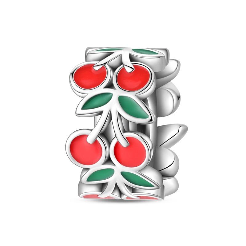New Copper Red Christmas New Year Animal Love Flower Pendant Beads Fit Original Bracelets Necklaces Jewelry Gifts