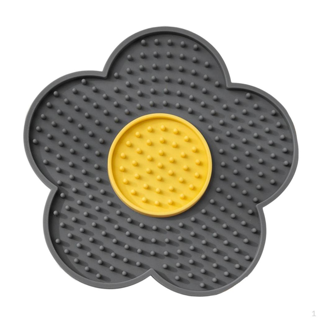Dog And Cat Lick Mat with Suction Cups, Puppy Bowl, Peanut Butter Pad, Mat, Slow Feeder for