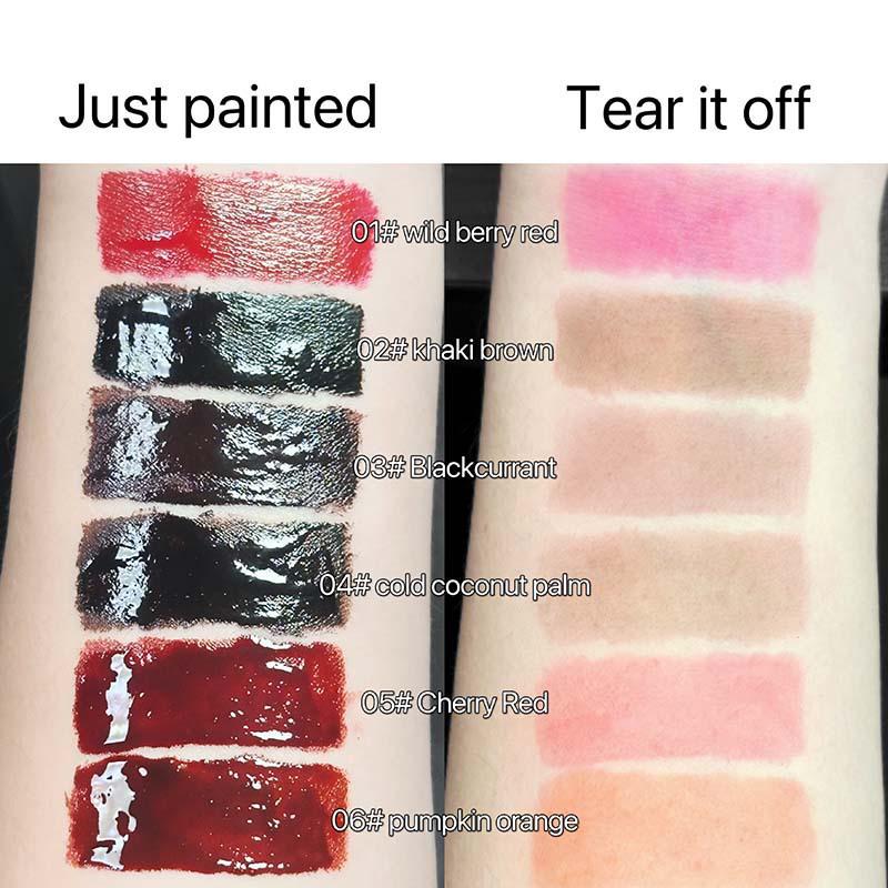 Cross Luckgo Waterproof Peel-off Lip Tint: Long-lasting Matte Korean-Style for Students.