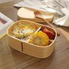 Wood Bento Boxes Camping Picnic Food Storage Contai