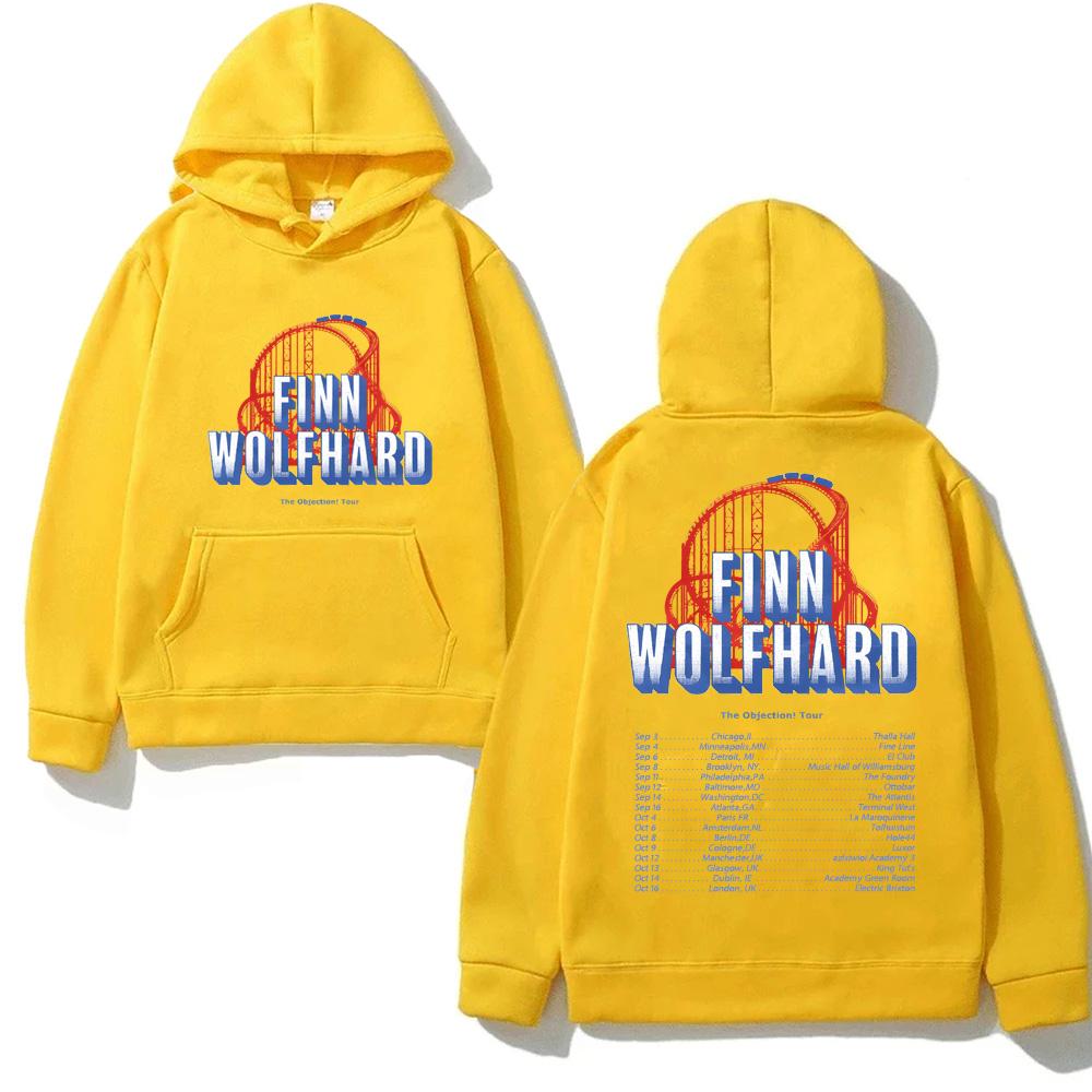 Finn Wolfhard BAND 2025NEW Hooded for Autumn Winter Aesthetic Sweatshirt with Hooded Casual Fleece Clothes Casual Hoody