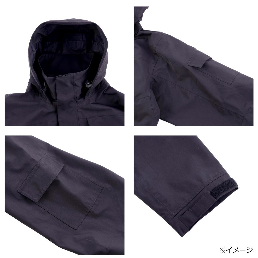 Abu Garcia Fishing Shell Size 3-Layer Parka, Black, M, Rainwear, Waterproof, Breathable, 3-Layer