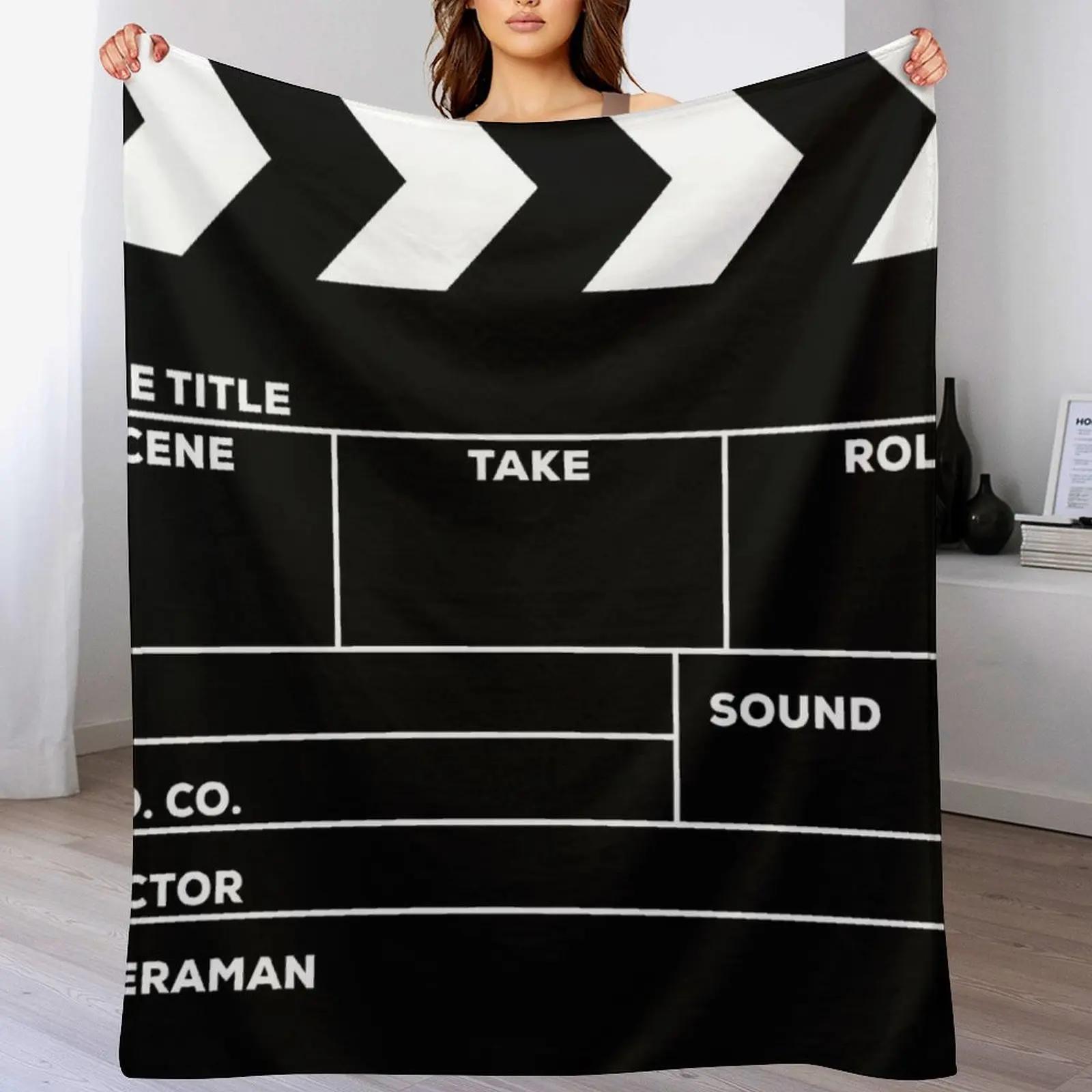 

Movies Director Filmmaker Movie Slate Film Slate Clapperboard Throw Blanket sofa bed Giant Sofa Thin Luxury Throw Blankets 30x40in