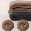 1 Pair Winter Thick Warm Knee-High Men'S Wool Socks Men'S Merino Calf Socks Casual Cashmere Terry Socks Fashion Stockings Men