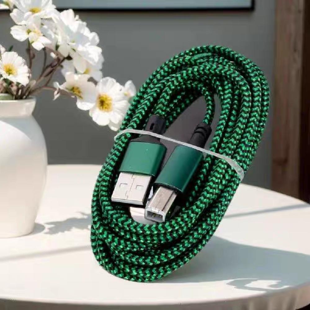 A To B USB 2.0 Printer Data Cable USB To A/B Square Port Printing Cable  for Printer/Scanner/Laptop