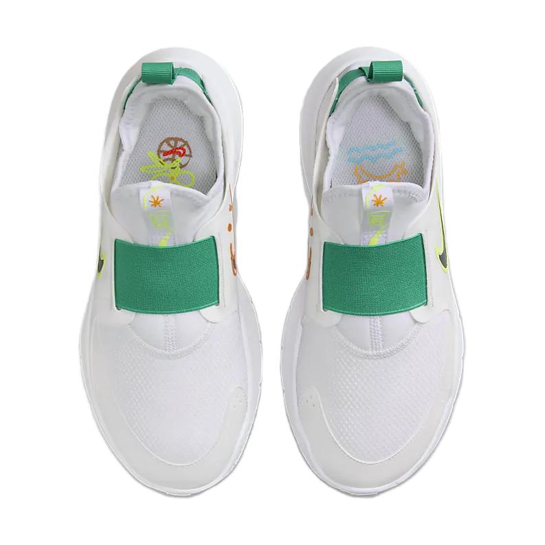 Nike Zapatillas para niños Flex Runner 3 GS Blanco Verde Deportivo Amarillo Fluorescente Negro Todo Naranja HF5745-101
