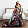 Norris Schauspieler Vintage Poster Decke Weich Gemütlich Lustige Decke Für Sofa Zuhause Reisen Flanell Tagesdecke Bettbezug