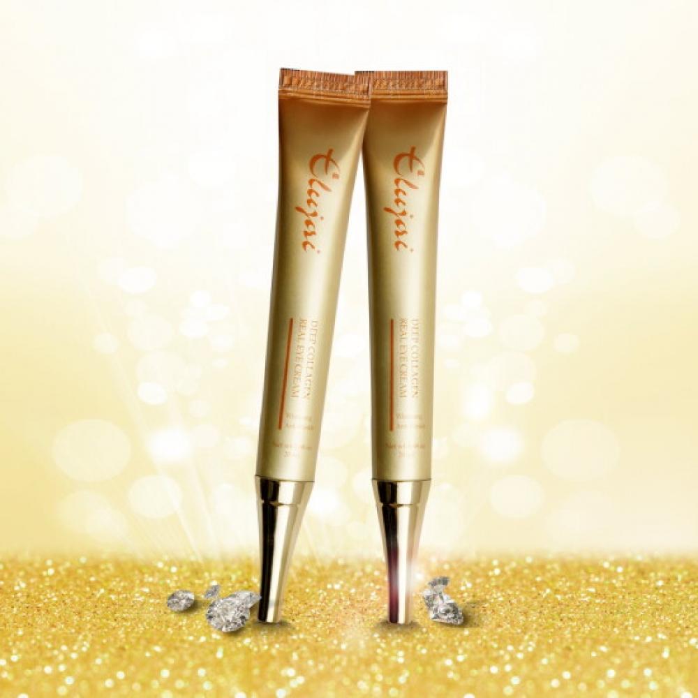 Elujai Deep Collagen Real Eye Cream 10pcs   Including Sample