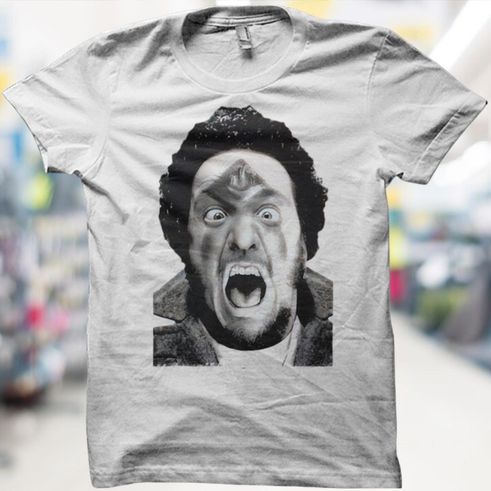 HOME ALONE MARV Iron Face Funny Christmas T-shirt M