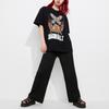 UNIQLO X Dragon Ball Collaboration SS23 Frieza Goku Print Breathable Crew Neck Short Sleeve T-Shirt Unisex Tops Black 463101-09