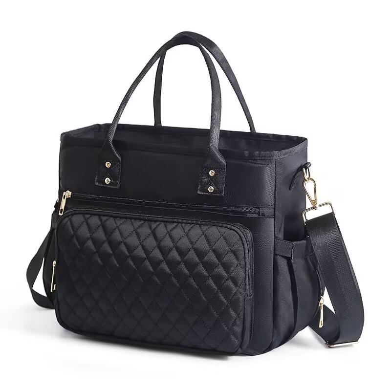 Large Capacity Travel Picnic Handheld Storage Bag Waterproof Leaky Proof Wear Resistant Crossbody Multi Functional Mommy Bag