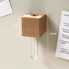 Solid Wood Magnetic Vase for Fresh Flowers and Single Stem Arrangements