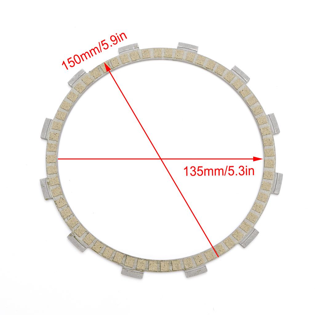 Clutch Friction Plate Kit Fit for Suzuki DL1000 V-Strom 1000 SV1000S 2003-2007