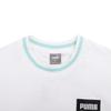 Puma Loose-Fit Logo Crew Neck Sports Tee Men Tops White 845861-02