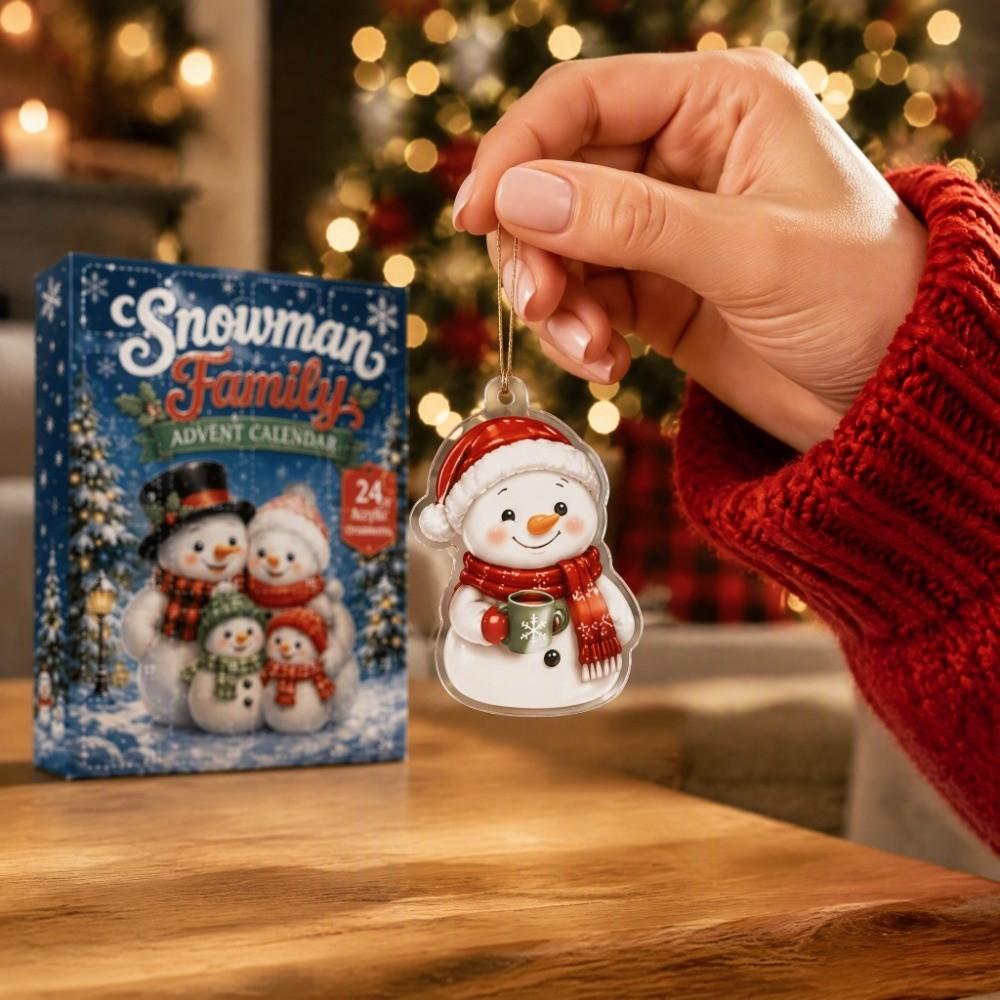 Denní rozbalování Vánoční odpočítávací kalendář 24 dnů Zvířátka Mini figurky Sváteční odpočet