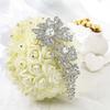 Large Size Rhinestone Brooch Exaggerated Design Flower Holding Exaggerated Rhinestone Brooch Crystal Rhinestones
